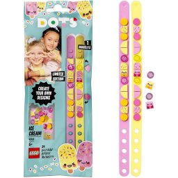 LEGO DOTS Bratari cu prajiturele simpatice, set creativ 34 piese