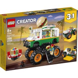 LEGO Creator 3 in 1 Camion Gigant cu Burger, set de constructie 8+