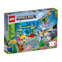 LEGO Minecraft Batalia Pazitorilor 21180, set subacvatic cu 255 piese