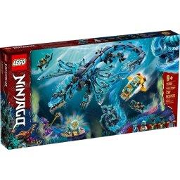 LEGO NINJAGO Dragonul de Apa 71754 cu dragon articulat si 5 minifigurine
