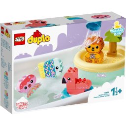 LEGO DUPLO Insula Animalelor Plutitoare pentru baie, 18 luni+, 10966