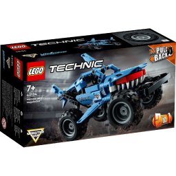 LEGO Technic Monster Jam Megalodon 42134, camion cu pull-back 2 in 1