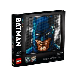 LEGO Art Colectia Batman Jim Lee 31205, tablou 3 in 1 pentru adulti