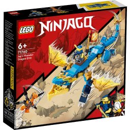 LEGO NINJAGO Dragonul EVO de Tunet al lui Jay 71760, 140 piese