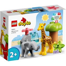 LEGO DUPLO Animale salbatice din Africa 10971, set educativ 2+ ani