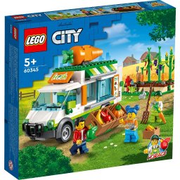 LEGO City Furgoneta Fermierului 60345, set de joaca cu ferma si magazin mobil