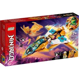 LEGO NINJAGO Avionul Dragon Auriu al lui Zane 71770, 258 piese