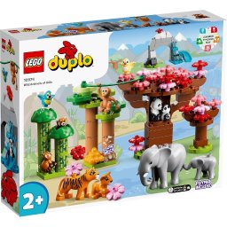 LEGO DUPLO Animale Salbatice din Asia 10974, set educativ 2+ ani