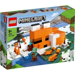 LEGO Minecraft Vizuina Vulpilor 21178, set de constructie pentru copii 8+