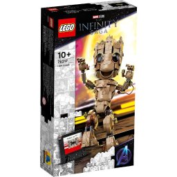 LEGO Marvel I Am Groot 76217, figurina articulata pentru copii 10+