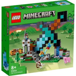 LEGO Minecraft Avanpostul Sabiei 21244, set de constructie pentru copii 8+