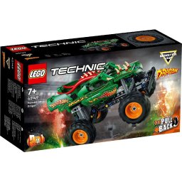 LEGO Technic Monster Jam Dragon 2-in-1 cu pull-back, 7+ ani