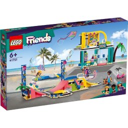 LEGO Friends Parc de Skateboarding 41751, set creativ pentru copii 6+