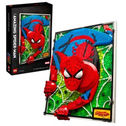 LEGO Art Uimitorul Om Paianjen 31209, tablou 3D de colectie