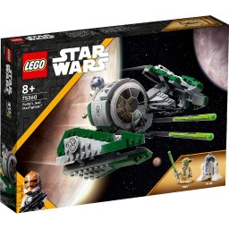 LEGO Star Wars Nava Jedi a lui Yoda 75360, set de construit 8+