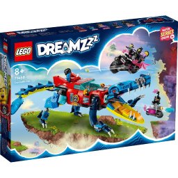 LEGO DREAMZzz Masina Crocodil 71458, set de constructie 2 în 1