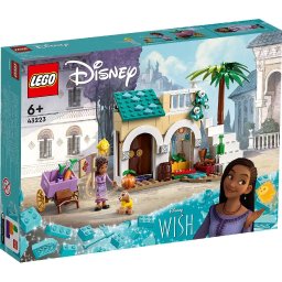 LEGO Disney Wish Asha in Orasul Rozelor 43223, set de constructie 6+ ani