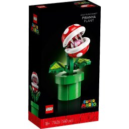 LEGO Super Mario Planta Piranha 71426, model decorativ articulat