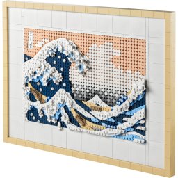 LEGO Art Hokusai Marele Val 31208, tablou decorativ de construit pentru adulti