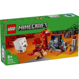 LEGO Minecraft Ambuscada în Portalul Nether 21255, set de constructie 8+