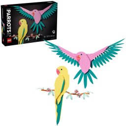 LEGO Art Colectia de Fauna Papagali Ara 31211, decor de perete