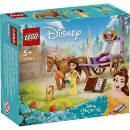 LEGO Disney Princess Caleasca lui Belle 43233, set de construit pentru copii 5+ ani