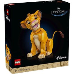LEGO Disney Simba adolescentul din Regele Leu 43247, set de constructie