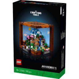 LEGO Minecraft Masa de Lucru 21265, set de colectie pentru adulti