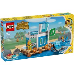 LEGO Animal Crossing Zboara cu Dodo Airlines 77051, set aeroport si hidroavion
