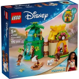 LEGO Disney Distractie pe Insula Moanei 43260, set de constructie 175 piese