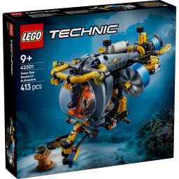 LEGO Technic Submarin de cercetare 42201, 413 piese, 9+ ani