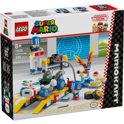 LEGO Super Mario Mario Kart Garajul lui Toad 72035, 390 piese