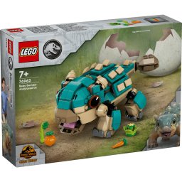 LEGO Jurassic World Baby Bumpy Ankylosaurus 76962, dinozaur articulat