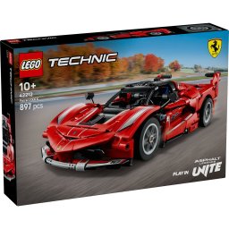 LEGO Technic Ferrari FXX K, masina de construit cu 897 piese