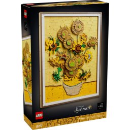 LEGO Art Vincent van Gogh Floarea-soarelui 31215, tablou 3D de perete