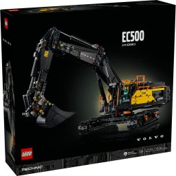 LEGO Technic Excavator Volvo EC500 Hybrid motorizat, 2359 piese