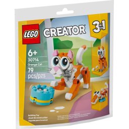 LEGO Creator 3 in 1 Pisica Portocalie 30714, 79 piese, 6+ ani