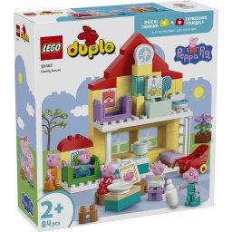 LEGO DUPLO Casa Familiei Purcelusei Peppa 10467, 84 piese, 2+ ani