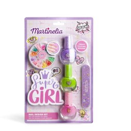 Kit de unghii pentru copii Martinelia Super Girl, multicolor