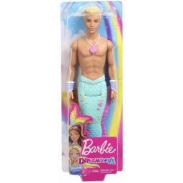 Papusa Ken Sirena Dreamtopia Curcubeu Mattel, multicolor, 3+ ani