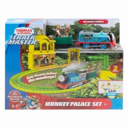 Set locomotiva Thomas cu sina TrackMaster Monkey Palace