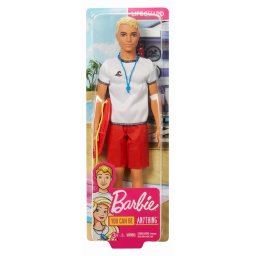Papusa Ken Salvamar Barbie Cariere cu accesorii pentru joc de rol