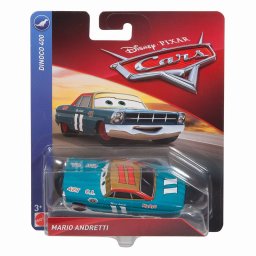 Masinuta Cars 3 Mario Andretti die-cast Mattel, multicolor, 3+ ani