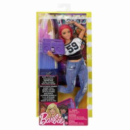 Papusa Barbie dansatoare pop articulata, Made To Move, 22 articulatii