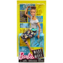 Papusa Barbie Made to Move Yoga Style cu 22 articulatii
