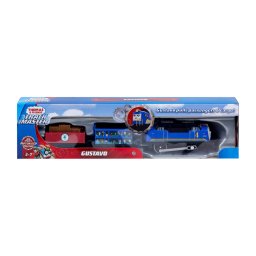 Locomotiva motorizata Thomas Gustavo cu 2 vagoane si accesorii