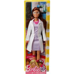 Papusa Barbie Cariere Chimist cu accesorii pentru joc de rol