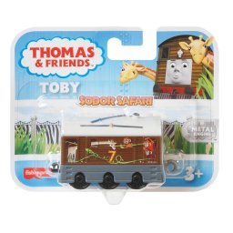 Locomotiva de împins Thomas & Friends Toby Safari, metalica, 3+ ani