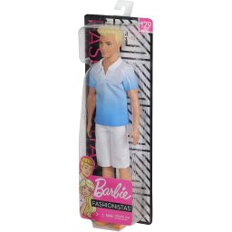 Papusa Ken Fashionistas Blue Sky cu tinuta moderna pentru copii