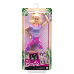 Papusa Barbie Made to Move blonda cu 22 de articulatii